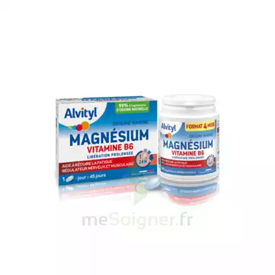 Alvityl Magnésium Vitamine B6 Libération Prolongée Comprimés Lp B/45 à Le Vaudreuil